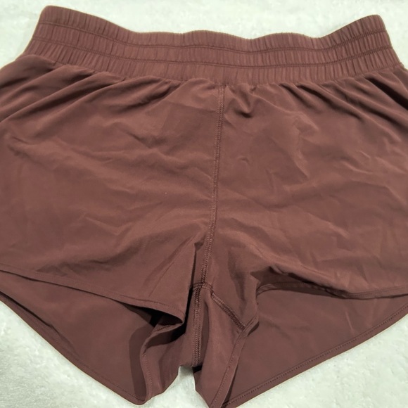 2 pair CRZ YOGA Brown and Cream Shorts with Elastic Waistband - Picture 5 of 5